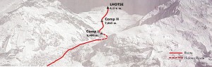 Route Lhotse